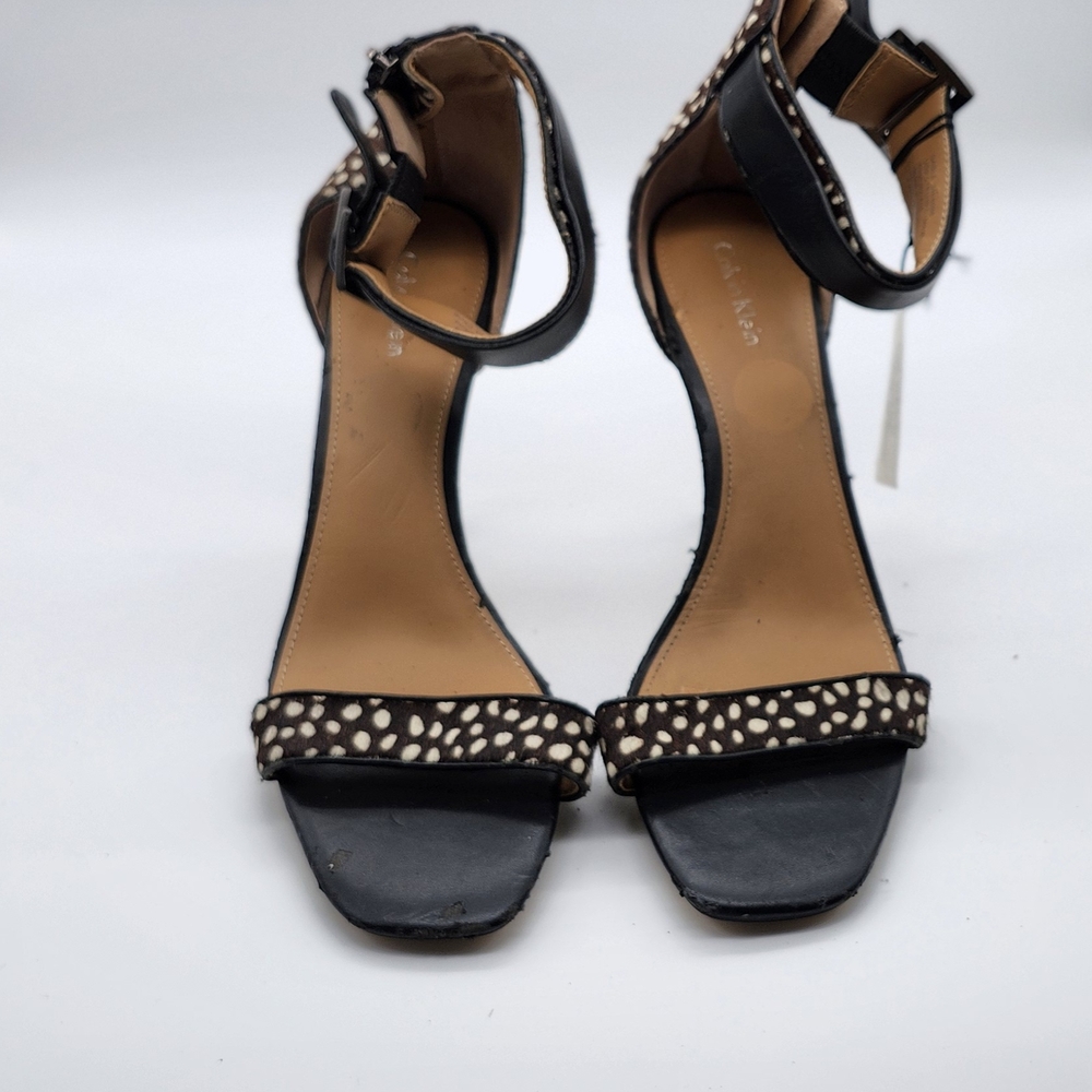 Calvin Klein Brown and Tan Women's Heels